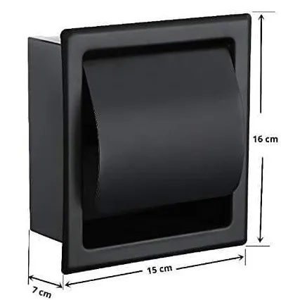 Bản vẽ kỹ thuật Hộp đựng giấy âm tường màu đen Miken MK-6610-B