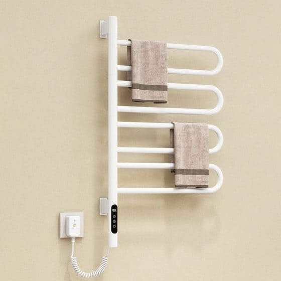 Giàn sấy khăn màu đen thông mình kết nối Wifi Miken G65W-Wifi