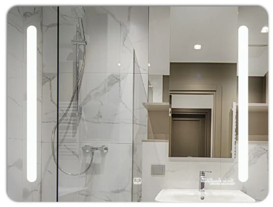 Gương Led Ánh Sáng Trong GLS Q35R67 (60 x 80 cm) 