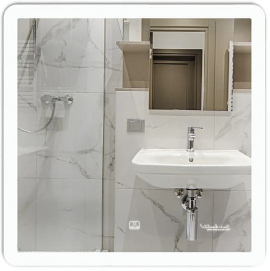 Gương Led Ánh Sáng Ngoài GLS M35S24 (60 x 60 cm)