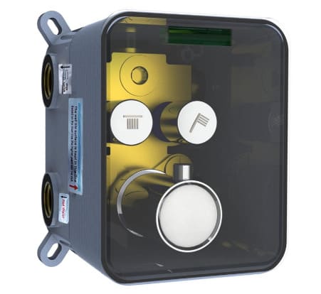  Bộ trộn sen nhiệt độ âm tường Bravat D9157CP-ENG