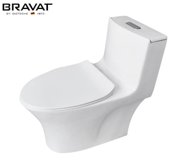 Bồn cầu 1 khối nắp êm cao cấp BRAVAT C21292UW-3-ENG 