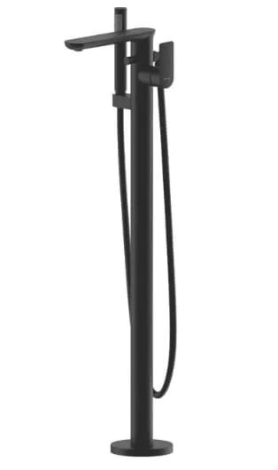 Vòi xả bồn tắm đặt sàn cao cấp Bravat F665402BW-B3-ENG