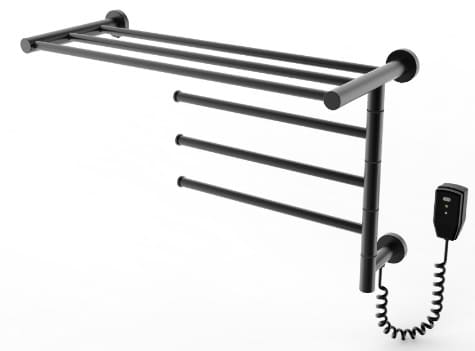 Giàn sấy khăn màu đen Bravat D7870BW-ENG