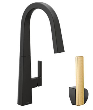 Vòi rửa bát màu đen Moen GNMCLS75005BL