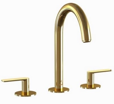 Vòi rửa mặt lavabo màu vàng  3 chân Ấn Độ Jaquar LAG-GBP-91189PSLV