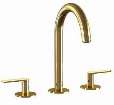 Vòi rửa mặt lavabo màu vàng  3 chân Ấn Độ Jaquar LAG-GBP-91189PSLV