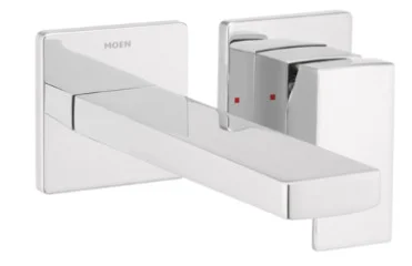 Vòi chậu lavabo 3 Lỗ âm tường Moen GN54124