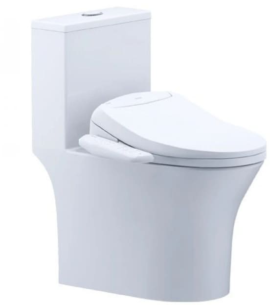 Bồn cầu 1 khối nắp điện tử Caesar C1391+TAF400H 