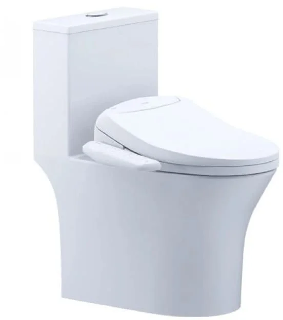 Bồn cầu 1 khối nắp điện tử Caesar C1391+TAF400H