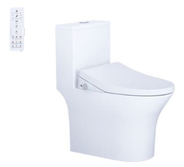 Bồn cầu 1 khối nắp điện tử Caesar C1391+TAF512H