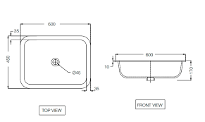 Bản vẽ kỹ thuật chậu rửa mặt Jaquuar LAS-WHT-91703V