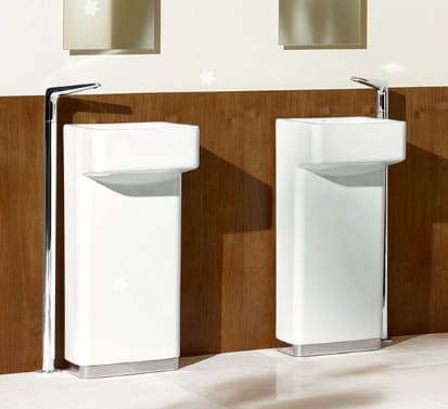 Chậu rửa đặt sàn kiểu dáng Thụy Sĩ Axent L701-9101-M1