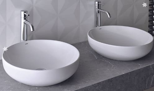 Chậu rửa mặt oval đặt bàn Axent L312-1101-M1