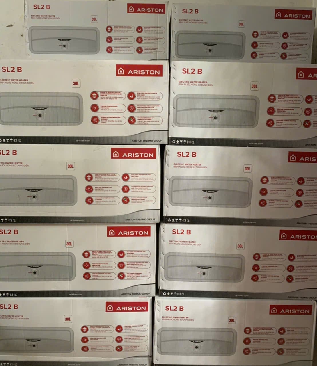 Bình Nóng Lạnh gián tiếp Ariston SL2 30B