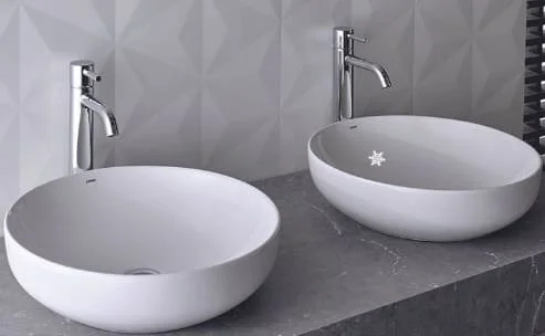Chậu rửa mặt oval đặt bàn Axent L310-1101-M1