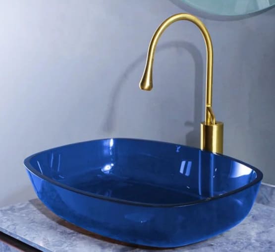 Chậu rửa mặt bằng thủy tinh CleanMax GB541