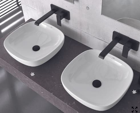 Chậu rửa mặt tròn đặt bàn Axent L318-1101-M1