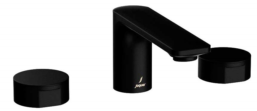 Vòi rửa mặt lavabo màu đen 3 chân Ấn Độ Jaquar LAG-BLM-91189CSRV
