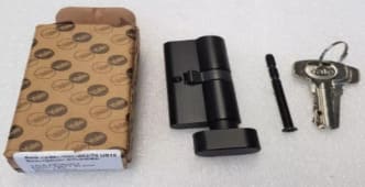 Ruột khóa chốt chìa 70mm đen mờ YALE YCL-002/70 US19