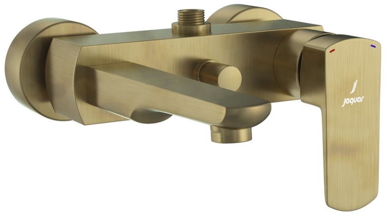 Củ sen tắm nóng lạnh gắn tường màu đồng cổ Ấn Dộ Jaquar KUP-ABR-35115PMV