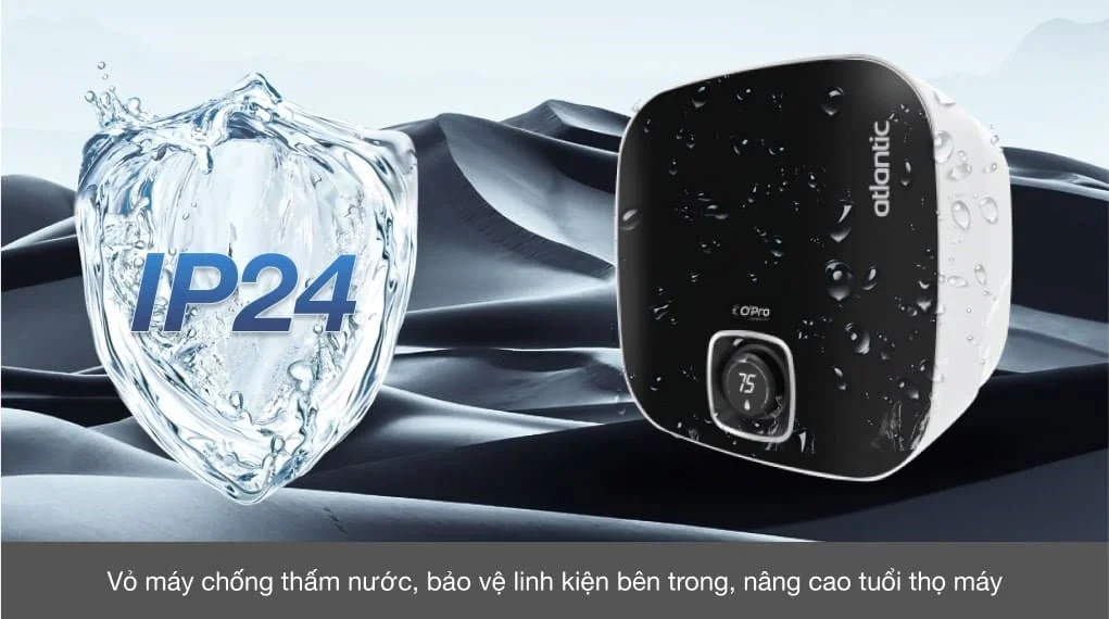 Bình Nóng Lạnh Vuông 15L Atlantic Nato plus 15
