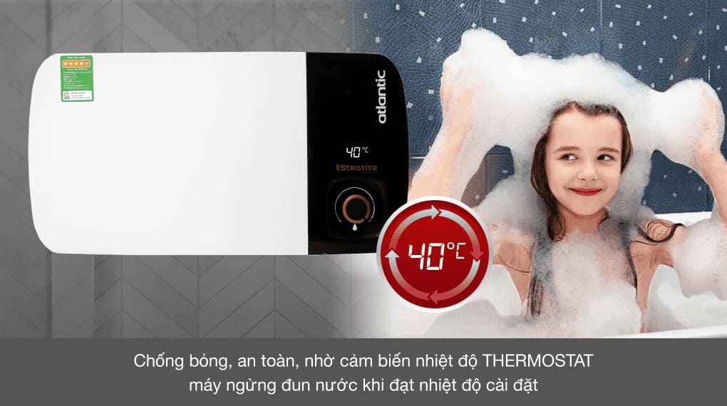 Bình nóng lạnh Atlantic Neo 2 Max 20L (Bình ngang) 