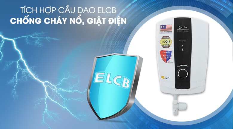 Máy tắm nóng trực tiếp có bơm Centon WH 8338 EP