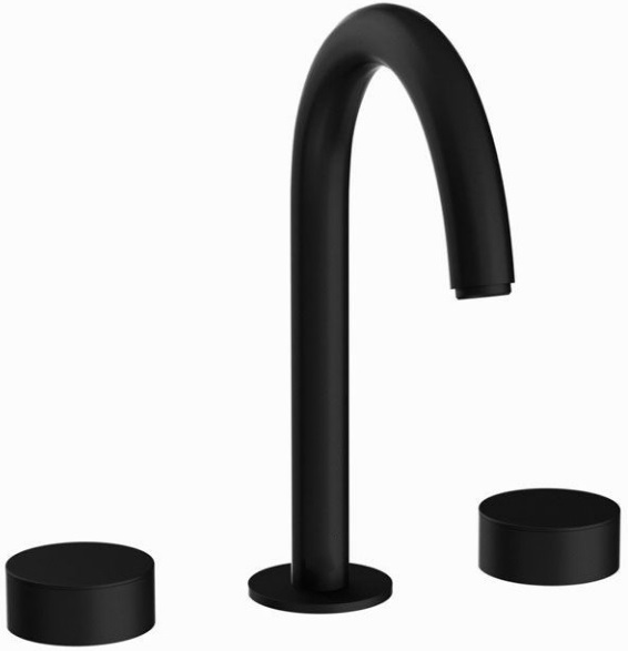 Vòi rửa mặt lavabo màu đen 3 chân Ấn Độ Jaquar LAG-BLM-91189PSRV