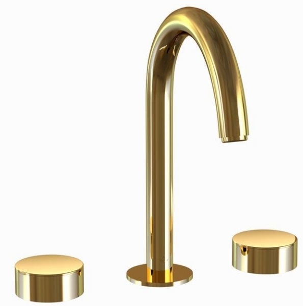 Vòi rửa mặt lavabo màu vàng 3 chân Ấn Độ Jaquar LAG-GBP-91189PSRV