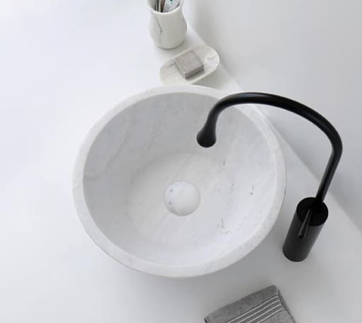 Chậu Rửa Mặt Đặt Bàn Đá Tự Nhiên Kanly MAR53V 