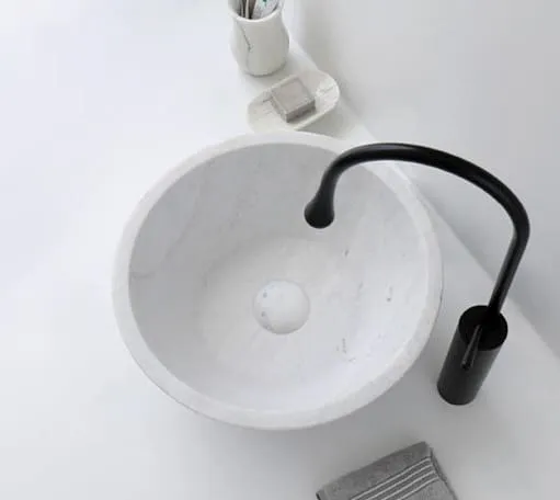 Chậu Rửa Mặt Đặt Bàn Đá Tự Nhiên Kanly MAR53V 
