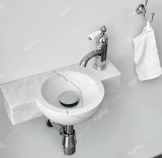 Chậu Rửa Mặt Treo Tường Đá Tự Nhiên Kanly MAR6M3V 