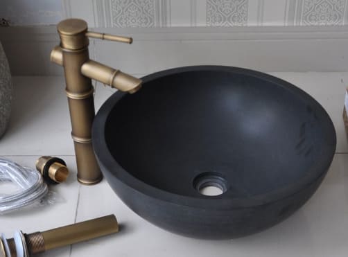 Chậu Rửa Mặt Đặt Bàn Đá Tự Nhiên Kanly MAR12V 