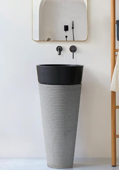 Chậu Rửa Mặt Đặt Sàn Đá Tự Nhiên Kanly MAR72 