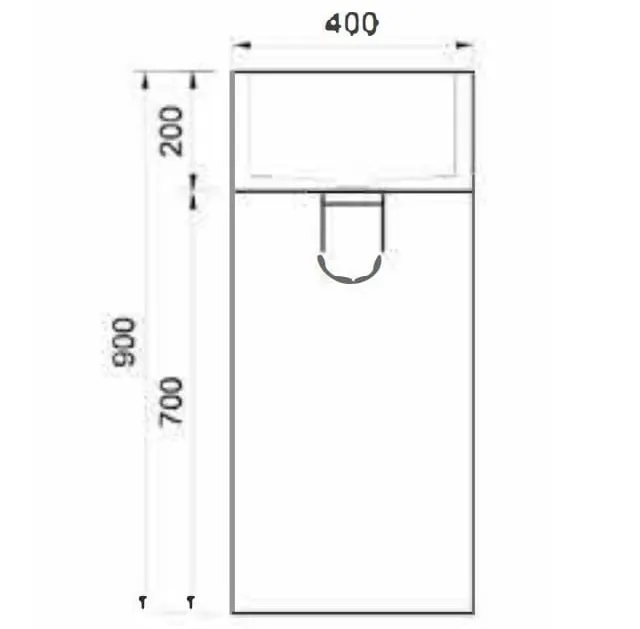 Bản vẽ kỹ thuật Chậu Rửa Mặt Đặt Sàn Đá Tự Nhiên Kanly MAR74Fi 