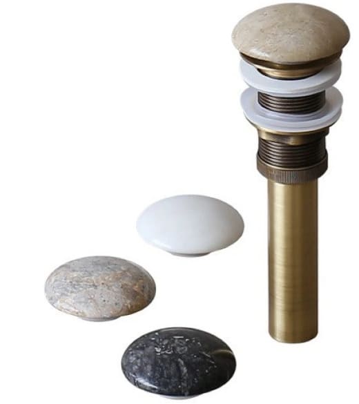 Đầu xả Lavabo bằng đá Kanly GCX01D