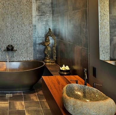 Chậu Rửa Mặt Đặt Bàn Đá Cuội Kanly MAR15V 