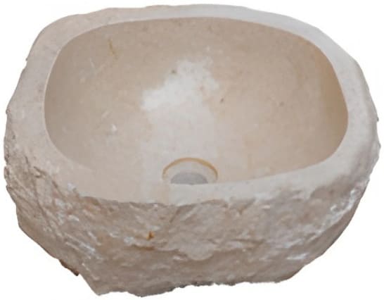 Chậu lavabo đặt bàn đá marble tự nhiên Kanly MAR51I 