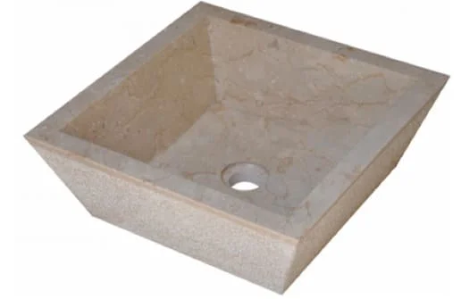 Chậu lavabo đặt bàn đá Marble tự nhiên Kanly MAR051I