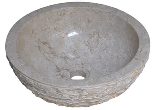 Chậu lavabo đặt bàn đá Marble tự nhiên Kanly MAR11Bi