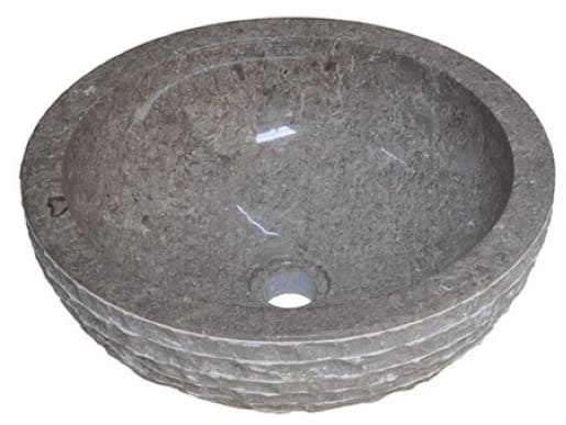 Chậu lavabo đặt bàn đá Marble tự nhiên Kanly MAR14Bi