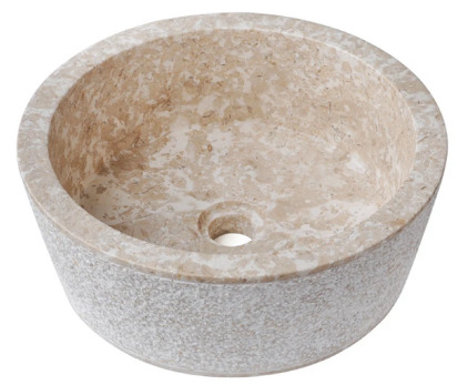 Chậu lavabo đặt bàn đá Marble tự nhiên Kanly MAR7E1I 
