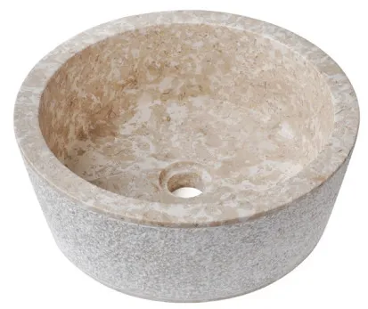 Chậu lavabo đặt bàn đá Marble tự nhiên Kanly MAR7E1I