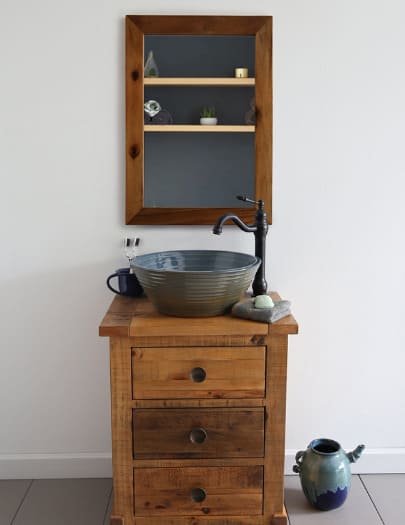 Chậu lavabo đặt bàn sứ mỹ thuật Kanly SU018 