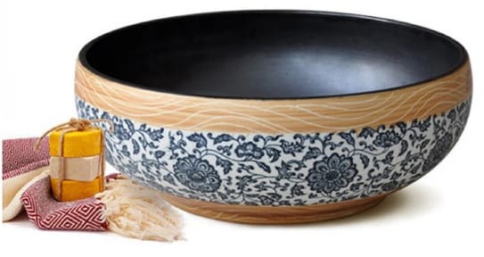 Chậu lavabo đặt bàn sứ mỹ thuật Kanly SU113 