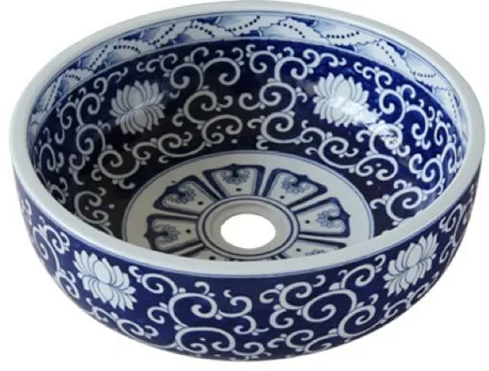Chậu lavabo đặt bàn sứ mỹ thuật Kanly SU120