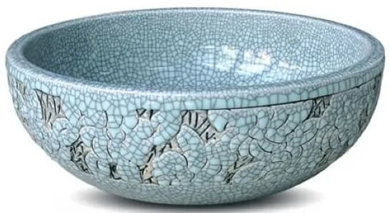 Chậu lavabo đặt bàn sứ mỹ thuật Kanly SU126