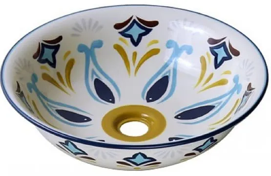 Chậu lavabo đặt bàn sứ mỹ thuật Kanly SU403
