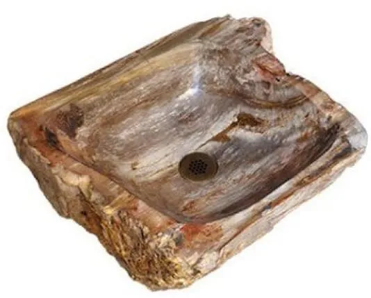 Chậu lavabo đặt bàn gỗ hóa thạch Kanly WDM04i